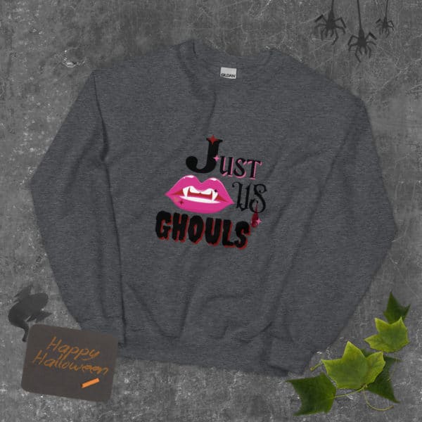 Just Us Ghouls Sweatshirt - DK Heather - Halloween layout