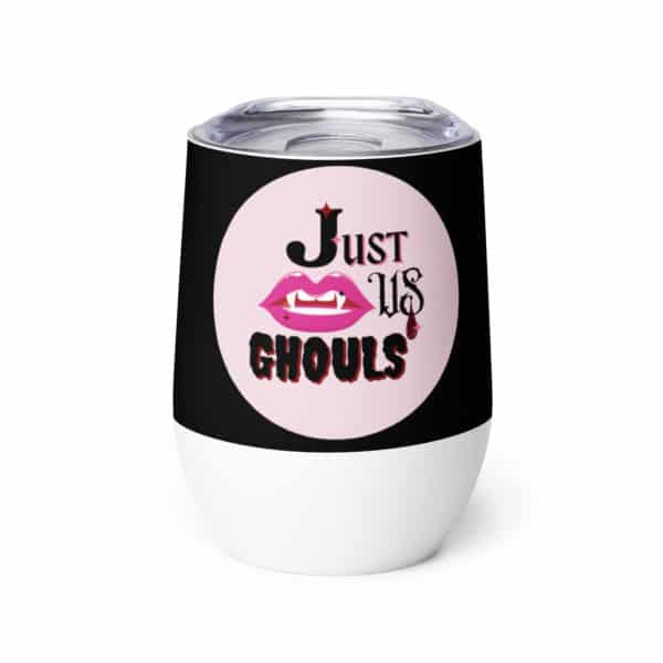 wine-tumbler-just-us-ghouls-front-black