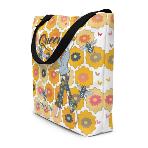 ms go getter large graphic tote bag