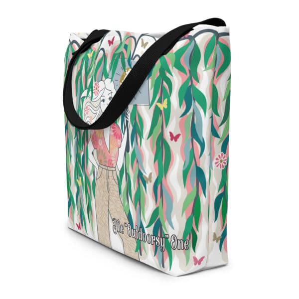 ms boho graphic tote bag