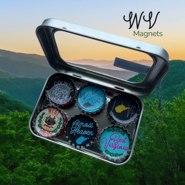 West Virginia magnet Set