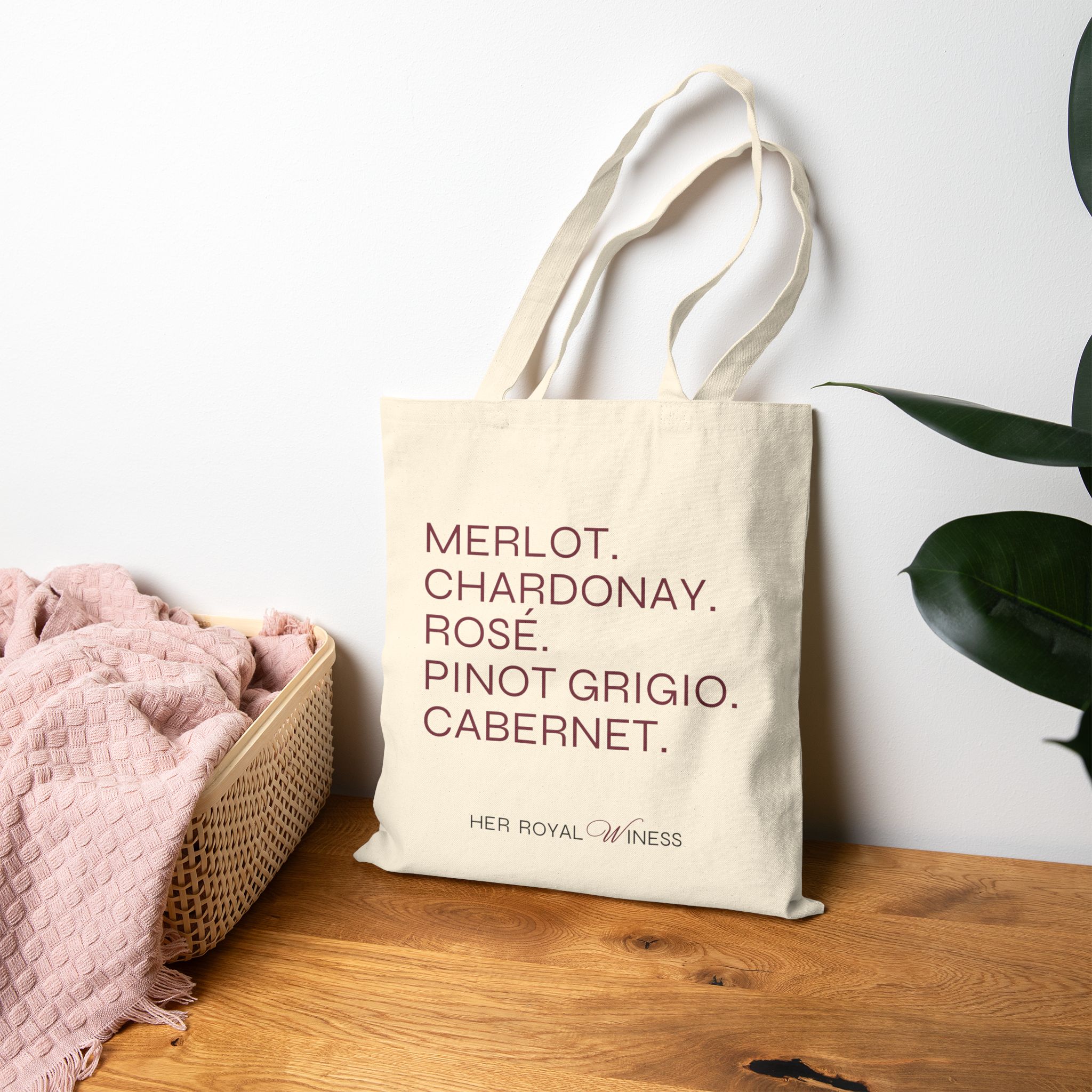 Her Royal Winess - Wine Names Tote - Image 3
