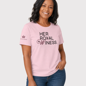 Her Royal Winess Statement Tee Front Pink